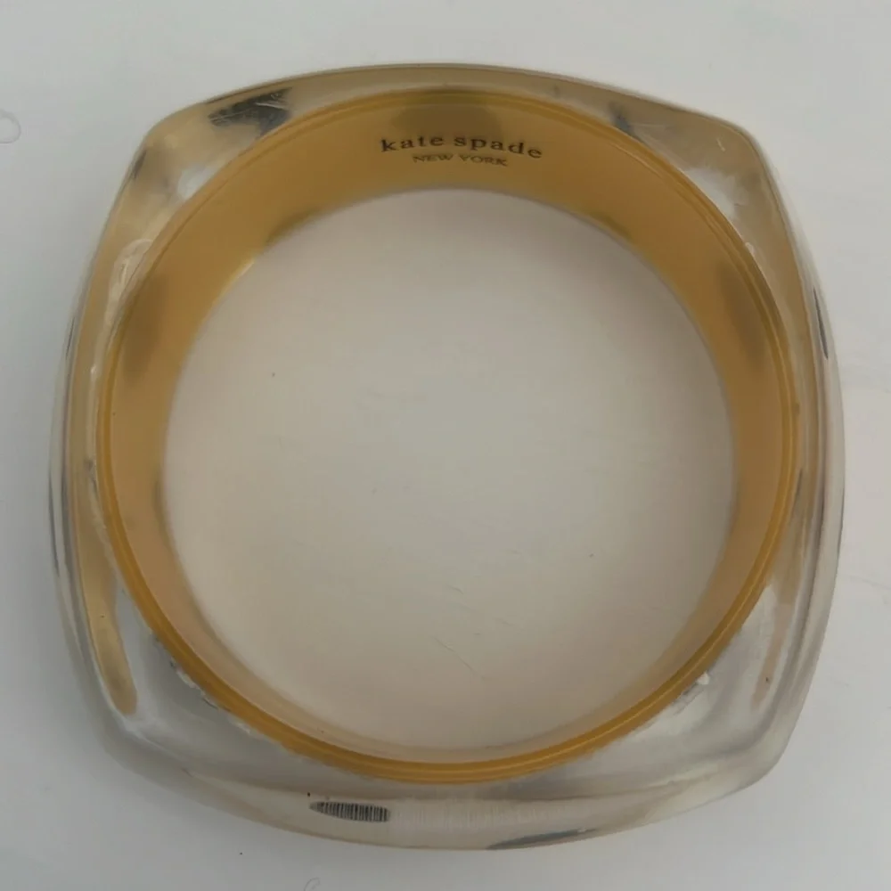 Vintage kate spade new york Pop Art IKAT Resin bangle bracelet - Picture 4 of 8